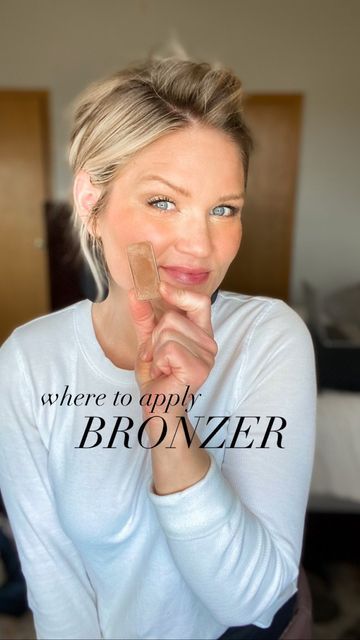 Where Does Bronzer Go, Bronzer Application Tutorial, Beth Kohler, Bronzer Tutorial, Bronzer Tips, Bronzed Makeup Tutorial, Drugstore Bronzer, Bronzer Application, Apply Bronzer