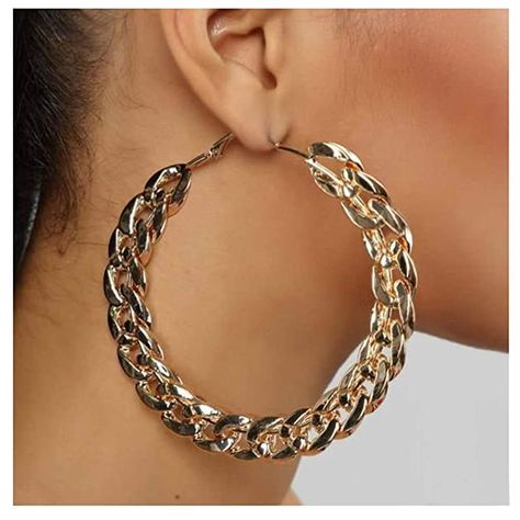 Chain Hoop Earrings, Bamboo Hoop Earrings, Cheap Earrings, Geometric Wedding, Festival Jewelry, Loop Earrings, Earrings Geometric, Party Festival, Festival Wedding