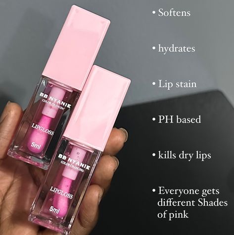 🎀 Our infamous color changing lip gloss is available for order .🎀 #lipgloss #lipcareproduct #beautybynyanie #lipglossuganda #lipglossug #smallbusinessug #smallbusinessuganda #smallbusinessuggs #smallbusinessugc Lipgloss Business Content Ideas, Lip Gloss Content, Lipgloss Brand Name Ideas, Lip Gloss Branding, Lip Gloss Brand Name Ideas, Bundle Packaging Ideas, Lipgloss Names Ideas, Makeup Business Ideas, Best Small Business Ideas Products