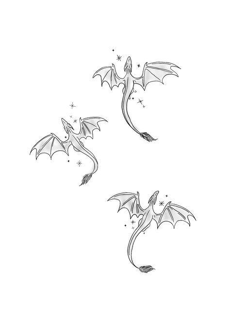 3 Dragon Tattoo For Women, Sun And Moon Dragon Tattoo, Best Friend Dragon Tattoos, Dragon Tattoo Taylor Swift, Simple Wyvern Tattoo, Small Game Of Thrones Tattoo, Simple Toothless Tattoo, Dragon Shadow Tattoo, Long Live Dragon Tattoo