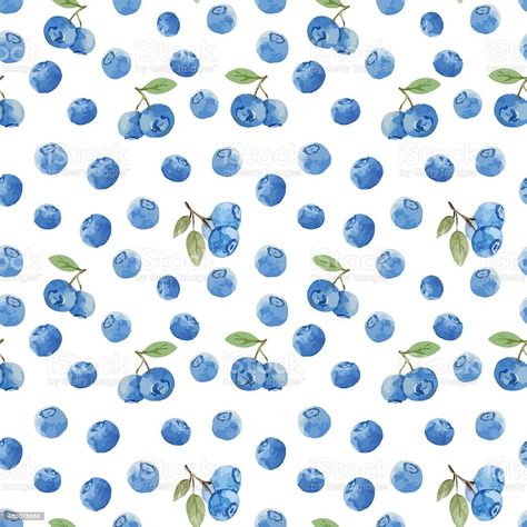 Repeating blueberry pattern which I like Blueberry Background, Berries Illustration, Blueberry Design, Prom Posters, Color Me Mine, Background Cute, Floral Poster, Album Design, Pattern Vector