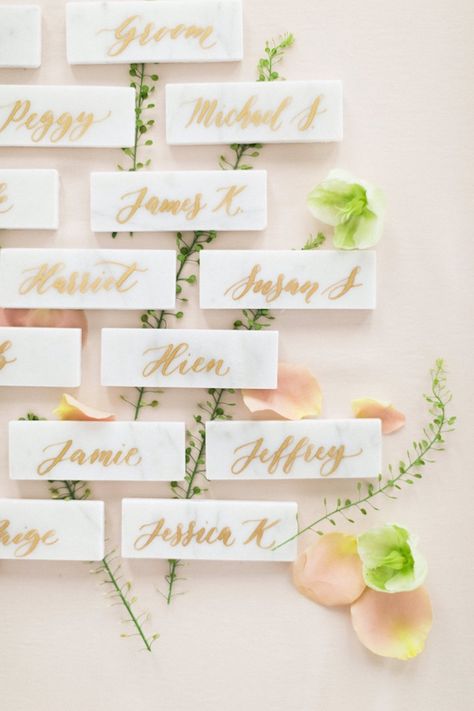 Romantic Marble tile idea for wedding place cards, from our Santorini wedding that took place in Rocabella Hotel in Greece Tile Place Cards, Arch Of Flowers, Boutique Events, My Something Blue, Idea For Wedding, Greece Hotels, Place Cards Wedding, Organic Aesthetic, Santorini Wedding