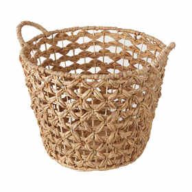 Stripe Basket, Diy Wicker Basket, Kmart Australia, Kmart Hacks, Weave Basket, Laundry Essentials, Moose Toys, Round Basket, Decoration Room