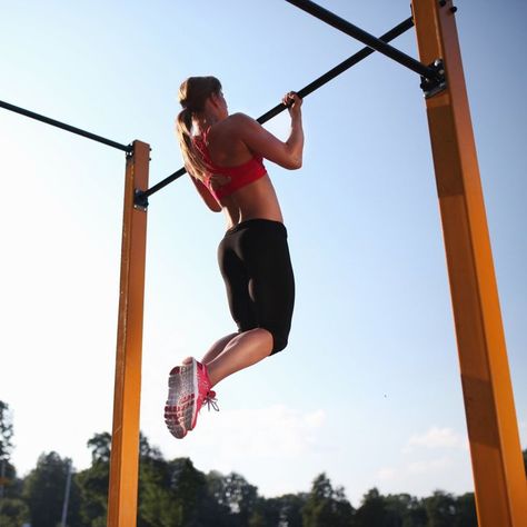 Want to learn how to do the dreaded chin-up? Do these moves until you have the upper body and core strength to master a chin-up. Reformer Pilates, Yoga Iyengar, Muscle Memory, Upper Body Strength, Pilates Studio, Chin Up, Pilates Reformer, Vinyasa Yoga, Core Strength