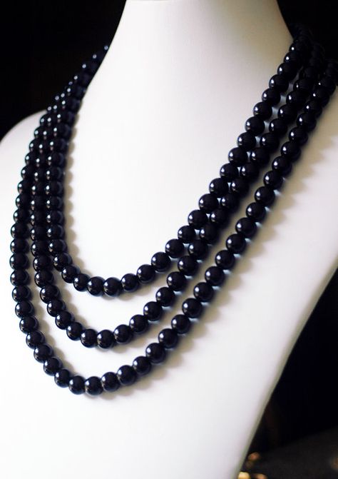 Black Pearls Necklace, Black Pearls Jewelry, Classic Black Pearl Drop Necklace, Luxury Black Pearl Chain Necklace, Luxury Black Pearl Drop Necklace, Luxury Black Pearl Necklace With Round Beads, Pearl Jewlery, Luxury Black Single Strand Pearl Necklace, Pearl Wedding Necklace