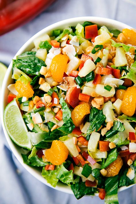 Don't miss these 6 salads worthy of your next dinner party! From weeknight staples to the fanciest of dinners, these are winners! Salad For Dinner Party, Dinner Party Salad Recipes, Hawaiian Salad Recipes, Dinner Party Salad, Pineapple Salad Recipes, Hawaiian Salad, Fancy Salads, Salad For Dinner, Pineapple Salad