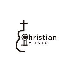 Music Logos Ideas, Christian Logo Design Ideas, Music Logo Design Ideas, Christian Logo Design, Guitar Logo Design, Church Logo Inspiration, Musical Logo Design, Music Band Logo, Happy Sabbath Quotes