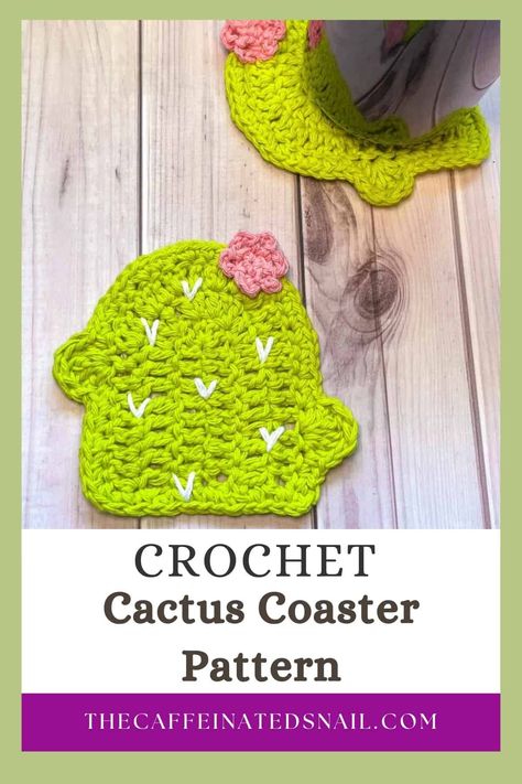 My Crochet Cactus Coaster Pattern is looking sharp! But I promise these cactus coasters won’t hurt when you touch them. Crochet Coasters Pattern, Western Crochet, Cactus Coasters, Coasters Pattern, Crochet Dreams, Coaster Pattern, Crochet Cactus, Crochet Coaster, Crochet Home Decor