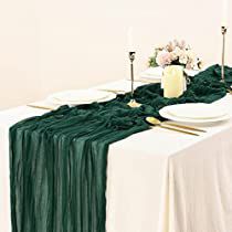 Check this out! Green Cheesecloth Table Runner, Flameless Candles Wedding, Gauze Table Runner, Cheesecloth Table Runner, Green Table Runner, Thanksgiving Table Runner, Rustic Table Runners, Boho Table Runner, Spring Table Decor