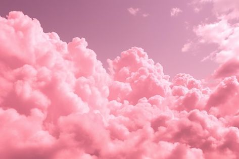 Pink Aesthetic Images, Pink Clouds Aesthetic, Clouds Abstract, Beach Wall Collage, Fluffy Clouds, Artistic Style, Pink Clouds, Pink Sky, Aesthetic Images