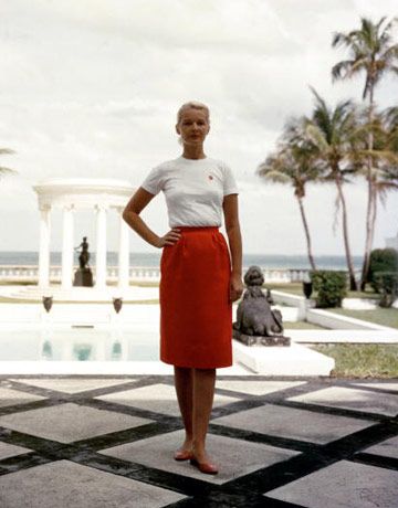 C Z Guest, Cz Guest, Palm Beach Style, Red Pencil Skirt, Boat Seats, Fashion Articles, Vintage Glamour, 1950s Fashion, Dress C