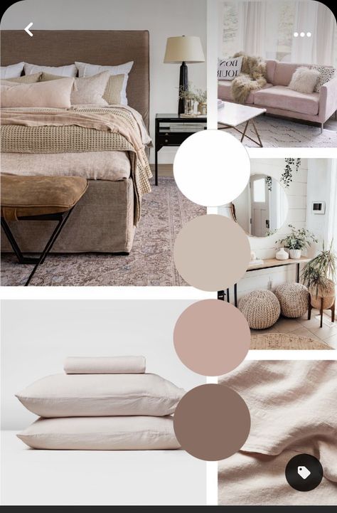 Pink And Beige Bedroom, White And Beige Bedroom, Tan Bedroom, Taupe Bedroom, Beige Bedroom Decor, Beige Room, Pink Bedroom Ideas, Interior Design Minimalist, Storage Hallway