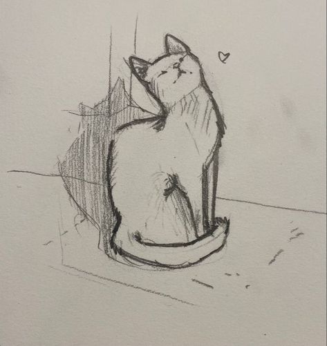 Cats Art Drawing, Art Tools Drawing, Easy Drawings Sketches, Cute Doodles Drawings, Doodle Art Designs, Arte Inspo, Dessin Adorable, Book Art Drawings, Art Tutorials Drawing