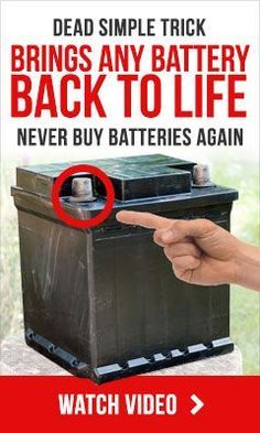 Battery Hacks, Recondition Batteries, Batteries Diy, Battery Repair, Car Batteries, Deep Cycle Battery, Off Grid Solar, Diy Solar, Free Energy