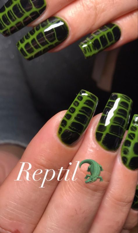 Reptile Nails, Diy Nails, Nail Design, Reptiles, Nail Designs, Nails, Design