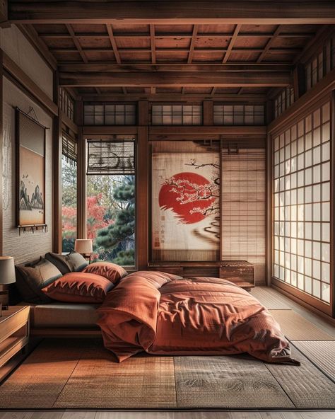 Rizis Architectural Designs (@rizi.ad) • Instagram photos and videos Asian Interior Design, Houses In Japan, China Beijing, Asian Interior, Forest View, Green Architecture, Beautiful Bedroom, Japanese Interior, Chinese Architecture