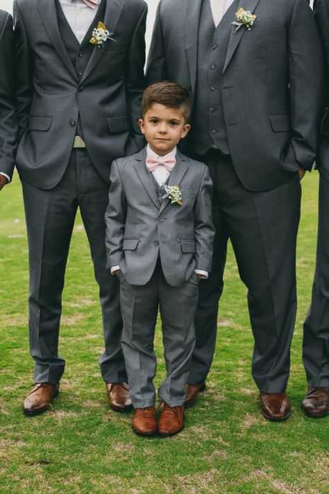 Ring Bearer Outfit Charcoal Grey, Ring Bearer Grey Suit, Gray Ring Bearer Outfit, Ring Barrier Outfit, Ring Bearer Outfit Pink, Ring Bearer Photos, Ring Bearer Outfit Grey, Ring Bearer Tuxedo, Bridesmaid Theme