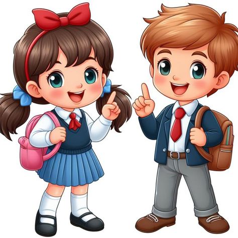 Students Cartoon Images, School Cartoon Images, School Kids Cartoon, School Kids Clipart, Students Clipart, Weather Background, Emo Stickers, Students Cartoon, Happy Birthday Clipart