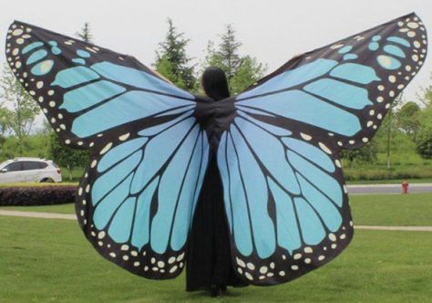 Butterfly Wing Cape, Wing Cape, Butterfly Wings Costume, Ombre Butterfly, Butterfly Costume, Idee Cosplay, Wings Costume, Butterfly Theme, Bollywood Jewelry