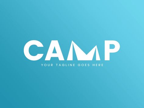 Camp Trip Logo Idea by Chitic Florin on Dribbble Camp Logo Ideas, Camping Branding, Camp Typography, Camping Logo Design, Camping Logo Design Ideas, Camp Logo Design, Yg Logo, Camping Logo Design Graphics, Summer Camp Logo