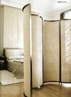 Screen Bedroom, Room Deviders, Modern Partition Walls, Andree Putman, Dressing Screen, Partition Screen, Divider Screen, Partition Design, Folding Screen