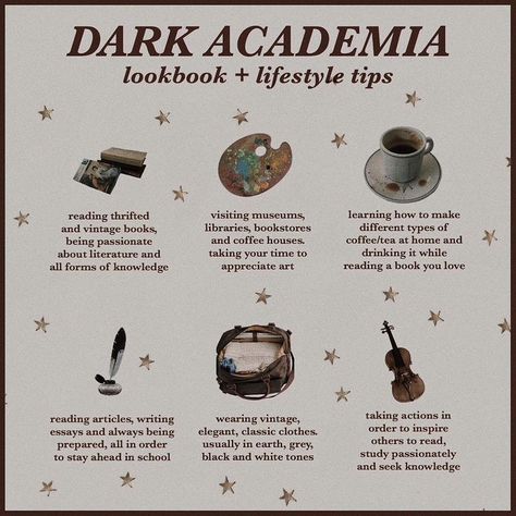 Office Dark Academia Outfit, Scholarly Academia, Dark Academia Activities, Dark Academia Tips, Dark Academia Lifestyle, Introvert Vibes, Dark Academia Things, Dark Academy Aesthetic, Goal Aesthetic