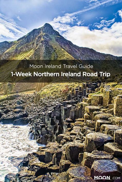 One Week in Ireland: Northern Ireland Driving Tour | Moon Travel Guides Irish Scenery, Week In Ireland, Ireland Roadtrip, Europe Adventure, Dunluce Castle, Derry City, Road Trip Travel, Ireland Road Trip, Giant's Causeway