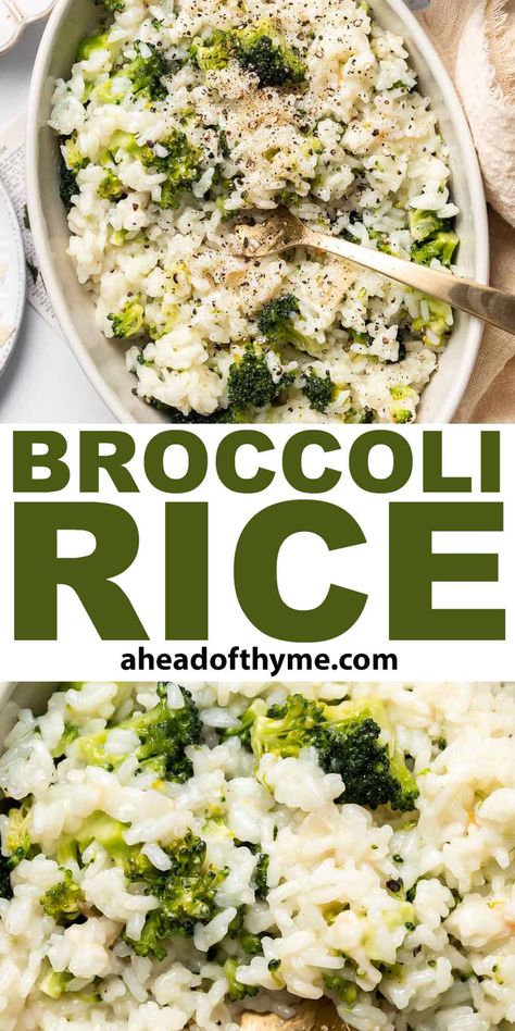 Broccoli With Rice Recipes, Rice Cooker Broccoli And Rice, Frozen Broccoli Rice Recipes, Broccoli And Rice Recipes Healthy, How To Make Broccoli Rice, Broccoli Rice Pilaf Recipe, White Rice And Broccoli Recipes, Broccoli Rice Pilaf, Brocoli Rice Recipe