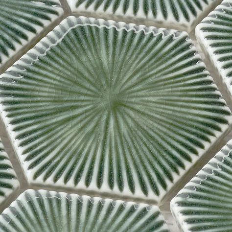 Nabi Deep Emerald Green 3 Nabi Hexagon Tile, Bright Floor Tiles, Forest Green Tile Backsplash, Retro Tiles Bathroom, Jade Green Tile Bathroom, Forest Green Tiles Kitchen, Green Herringbone Tile Bathroom Floor, Fun Backsplash Tile, Bathroom With Green Floor Tile