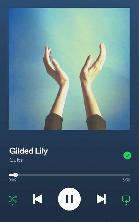 gilded lily cults spotify song screenshot Lily Song, Gilded Lily, Definitely Maybe, Different Media, Spotify Song, Music Poster, Good Music, Nail Designs, Lily