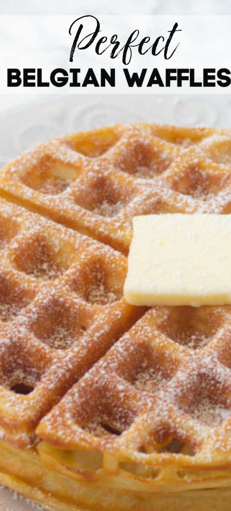 Waffle Recipe No Milk, One Waffle Recipe, Belgium Waffle Recipe, Easy Belgian Waffle Recipe, Best Belgian Waffle Recipe, Waffle Mix Recipes, Best Waffle Recipe, Easy Waffle Recipe, Waffle Iron Recipes