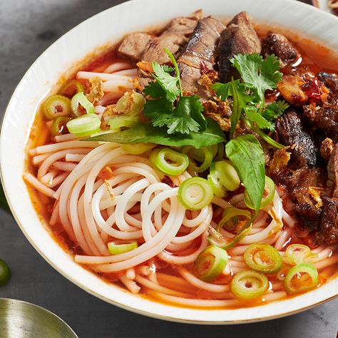 Bun Bo Hue - Marion's Kitchen Bun Bo Hue Recipe, Bun Bo Hue, Vietnamese Noodle Soup, Asian Soups, Marion Grasby, Vietnamese Soup, Marion's Kitchen, Vietnamese Noodles, Asian Soup