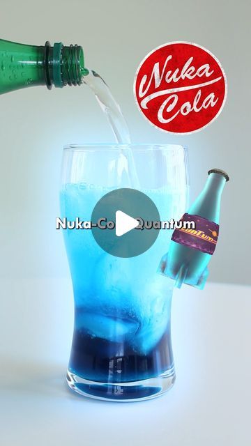 Bauhiboy on Instagram: "How to Make "Nuka Cola Quantum" from Fallout  This is the official Nuka Cola Quantum recipe from the Fallout Cookbook!  #fallout #nukacola #recipe #cooking #food #nukacolaquantum" Nuka Cola Quantum Recipe, Fallout Cookbook Recipes, Fallout Food Recipe, Fallout Cookbook, Fallout Recipes, Fallout Food, Nuka Cola Recipe, Nuka Cola Quantum, Bartending 101