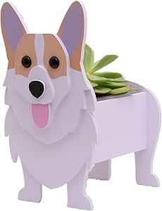 Container Plants, Dog Planter, Corgi Gifts, Dog Flower, Corgi Dog, Outdoor Indoor, Cute Dog, Garden Decoration, Plant Pot