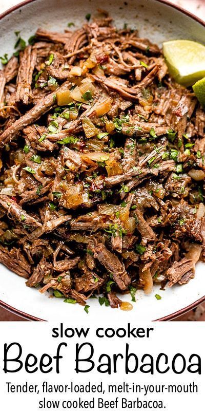 Beef Barbacoa Slow Cooker, Beef Barbacoa, Barbacoa Recipe, Mexican Flavors, Barbacoa Beef, Tacos Burritos, Slow Cooked Beef, Beef Recipes Easy, Crockpot Recipes Slow Cooker