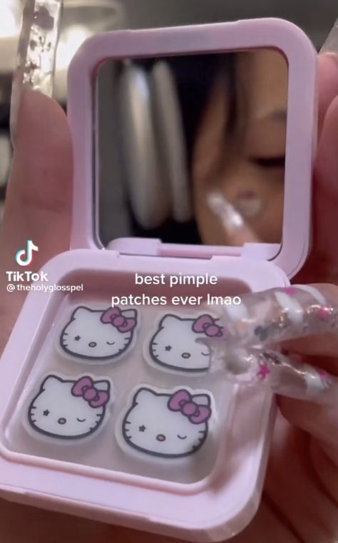 Hello Kitty Makeup, Kitty Clothes, Hello Kitty Clothes, Hello Kitty Aesthetic, Hello Kitty Accessories, Pretty Skin Care, Pink Hello Kitty, Pretty Skin, Pink Girly Things