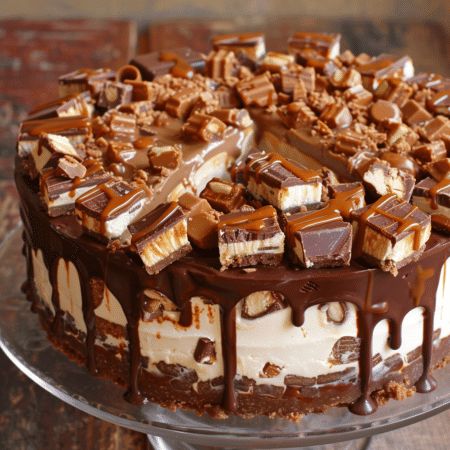 No Bake Snickers Cheesecake, Snickers Cheesecake Recipe, Caramel Cakes, Lush Desserts, Snickers Cake, Snickers Cheesecake, Sweets Ideas, Cinnamon Roll Recipe Homemade, Yummy Cheesecake