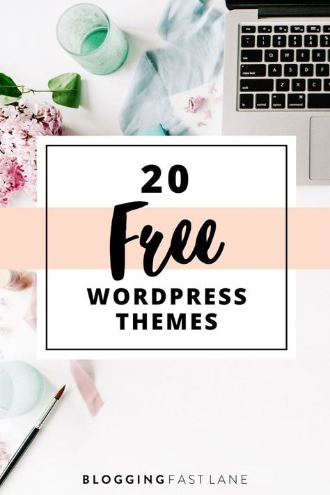 Best Free WordPress Themes for Bloggers | Creating a beautiful blog doesn't have to cost a penny... Check out our list of 20 best free WordPress themes to get started today! Best Wordpress Themes For Blogs, Wordpress Themes For Bloggers, Blog Themes Wordpress, Homepage Design, Blog Template, Blog Themes, Best Wordpress Themes, New Theme, Free Wordpress Themes