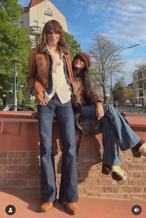 70s Rocker Outfit, 70s Fashion Rock, Glam Rock Outfit, Funky Fitz, Glam Rock Outfits, 70s Fits, Grunge Cowboy, 70s Fashion Women, 70s Fashion Men