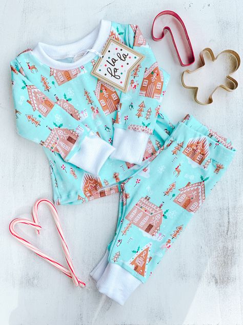 Gingerbread Christmas Pajamas Sibling Matching Pajamas Baby - Etsy Matching Pjs Christmas, Christmas Pajamas For Kids, Dream House Vision Board, Girls Christmas Pajamas, Pjs Christmas, Pajamas For Kids, House Vision Board, Matching Pjs, Saint Marys