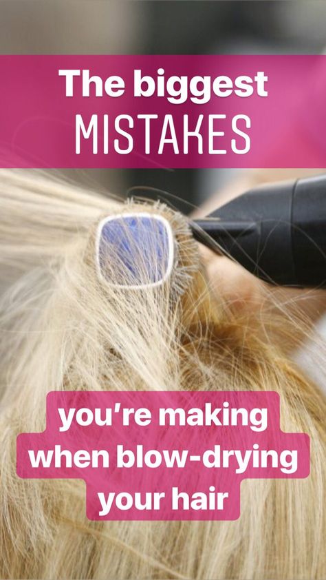 10 mistakes you're making when blow-drying your hair, according to hairstylists How To Blow Dry Frizzy Hair, How To Blow Dry Hair Without Frizz, Blow Drying Hair Tips, Hair Drying Techniques, How To Blow Dry Hair, Blow Drying Tips, Blow Dry Hair Straight, Fizzy Hair, Frozen Hair