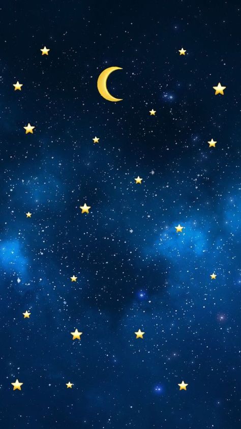 Earth Day And Night, Stars And The Moon, Starry Night Wallpaper, Moon And Stars Wallpaper, Cute Galaxy Wallpaper, Good Night Moon, Star Wallpaper, Cute Wallpaper Backgrounds, Cellphone Wallpaper