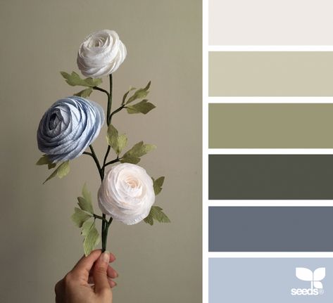 Paper Flora | design seeds | Bloglovin’ Design Seeds Color Palette, Design Seed, Today's Inspiration, Seeds Color, Color Mood, Flora Design, Paint Color Schemes, Color Schemes Colour Palettes, Colour Match