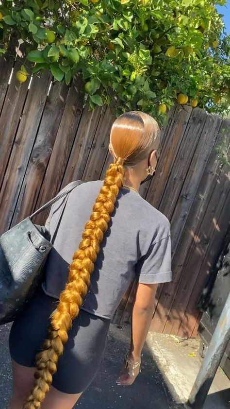 long butterfly braid with zig zag part😍😍😍 in 2022 | Long hair color, Light brown hair, Black ponytail hairstyles Braided Ponytail Hairstyles For Black Women Protective Styles, Unique Black Hairstyles Protective Styles, Cute Extended Ponytails, Swoop Ponytail Braids, No Part Braided Ponytail, Swoop Braids Ponytail, Side Swoop Braided Ponytail, Swoop Braided Ponytail, One Braided Ponytail