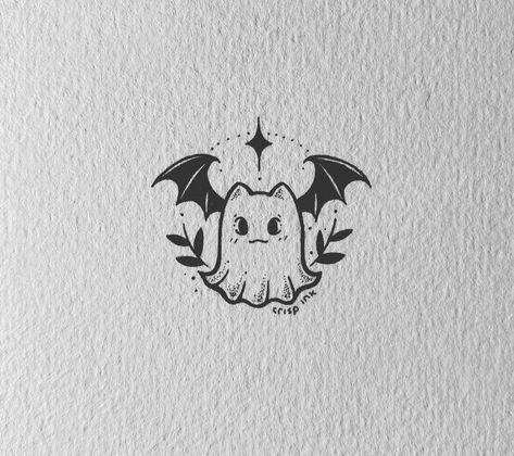 Halloween Woodburning Ideas, Bat Sketch, Crisp Ink, Ghost Tattoos, Fall Drawings, Bat Tattoo, Ghost Tattoo, Lafayette Louisiana, Witch Tattoo