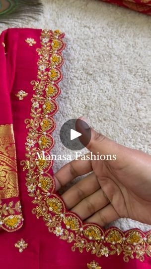 Simple Maggam Work Blouse Designs Simple, Simple Maggam Work Designs For Blouses, Simple Maggam Works, Maggam Work Blouse Designs Simple, Work Blouse Designs Simple, Simple Hand Work Blouse Designs, Simple Work Blouse Designs, Simple Maggam Work Designs, Simple Work Blouse