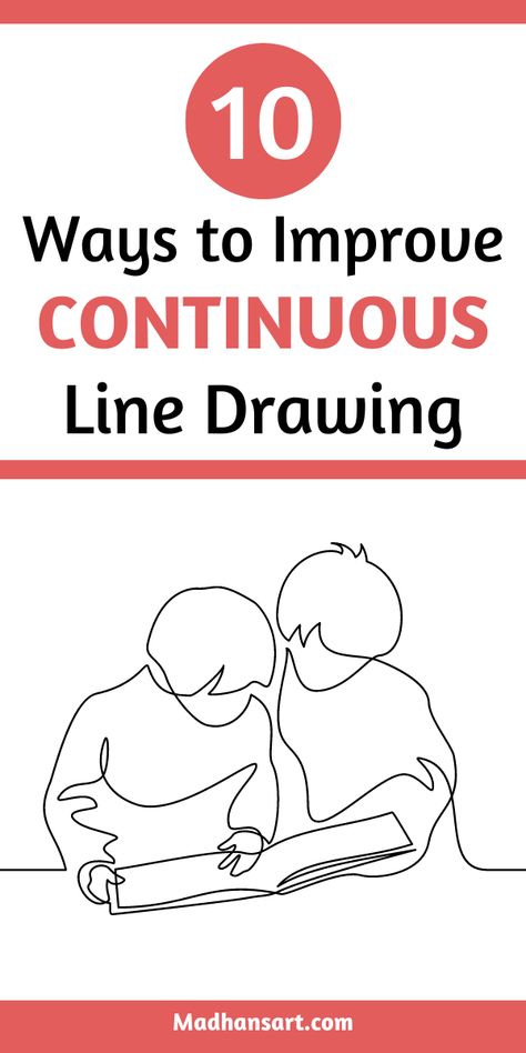 Continuous line drawing is a technique where the artist draws one continuous line without lifting their pencil from the paper. This type of drawing can be used to create a variety of different effects, from whimsical and playful to stylish and sophisticated. In this article, we'll share 10 tips on how to improve your continuous line drawings, including how to choose the right subject matter and how to vary your line weight. Learn Line Art, Continuous Line Drawing Tutorial, Out Line Drawings Sketches, How To Line Draw, Continuous Contour Line Drawing, Illustrator Line Art, Blind Contour Drawing Ideas, One Line Drawing Tutorials, Drawing Lines Practice