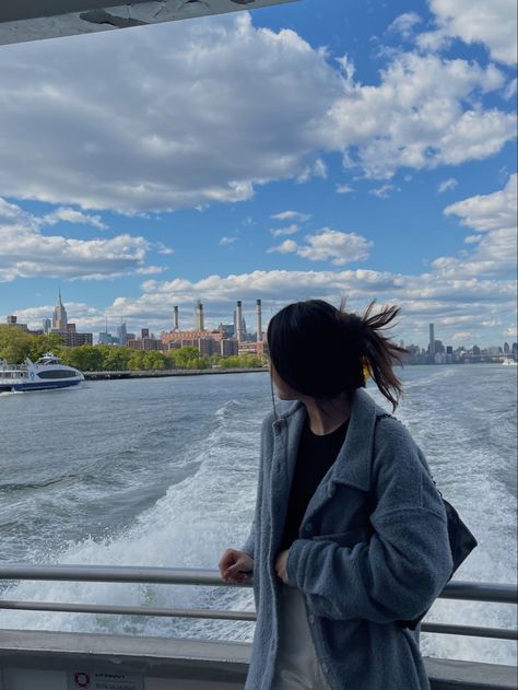 Nyc
Photo Idea Ferry Outfit Summer, New York Ferry Photoshoot, Nyc Ferry Photoshoot, Nyc Ferry Aesthetic, Ferry Pictures Ideas, Manhattan Photo Ideas, Manhattan Picture Ideas, Ferry Outfit, Ferry Boat Aesthetic