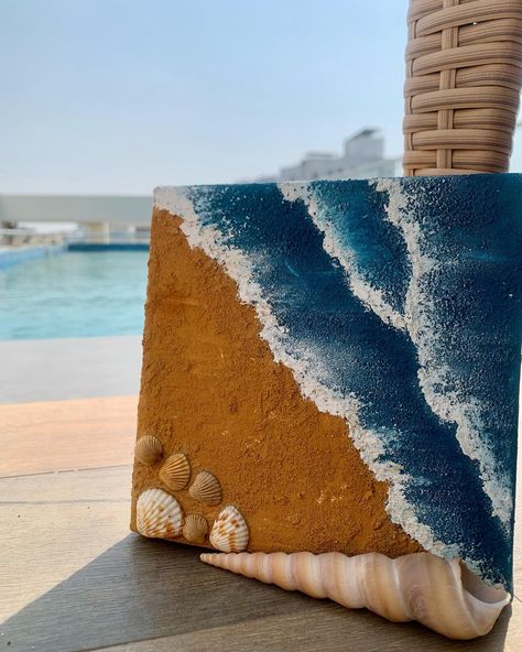 HOLD UP- Did someone say SUMMER 2023? 👀🌊🌊☀️⛱️🐚🏝️#canvaspainting #instaartist #moshiscribbles #artforsale #acrylicpainting Beach Texture Painting, Beach Art Activities, Beach Painting Ideas On Canvas, Beach Paintings On Canvas, Sea Canvas Painting, Relief Drawing, Beach Paintings, Beach Drawing, Small Canvas Paintings