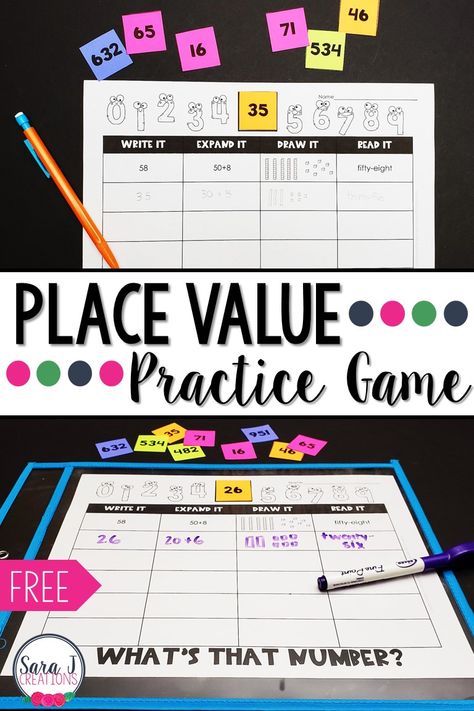 Teaching Place Value, Value Practice, Teaching Place Values, Three Digit Numbers, Base Ten Blocks, Expanded Form, Teaching Second Grade, Math Place Value, Base Ten